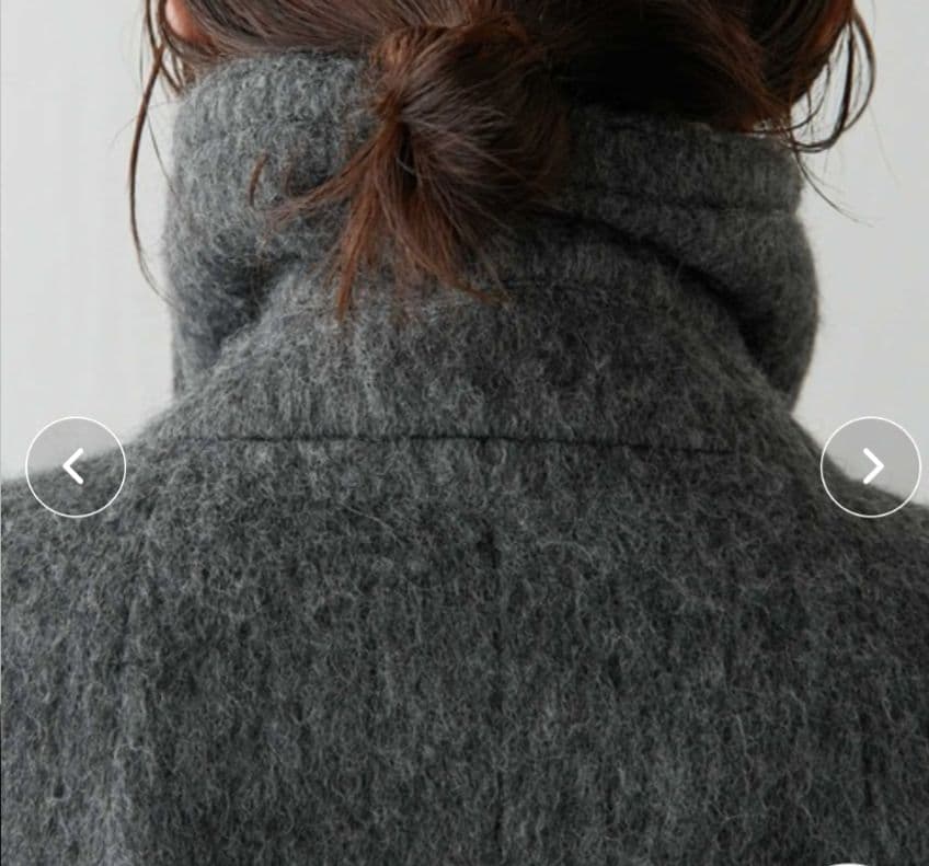 コラージュガリャルダガランテ●シャギーコート スタンドカラー