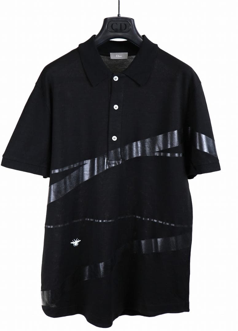 未使用品 04ss Dior homme ポロシャツ M 黒 エディスリマン