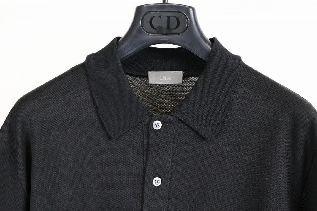 未使用品 04ss Dior homme ポロシャツ M 黒 エディスリマン