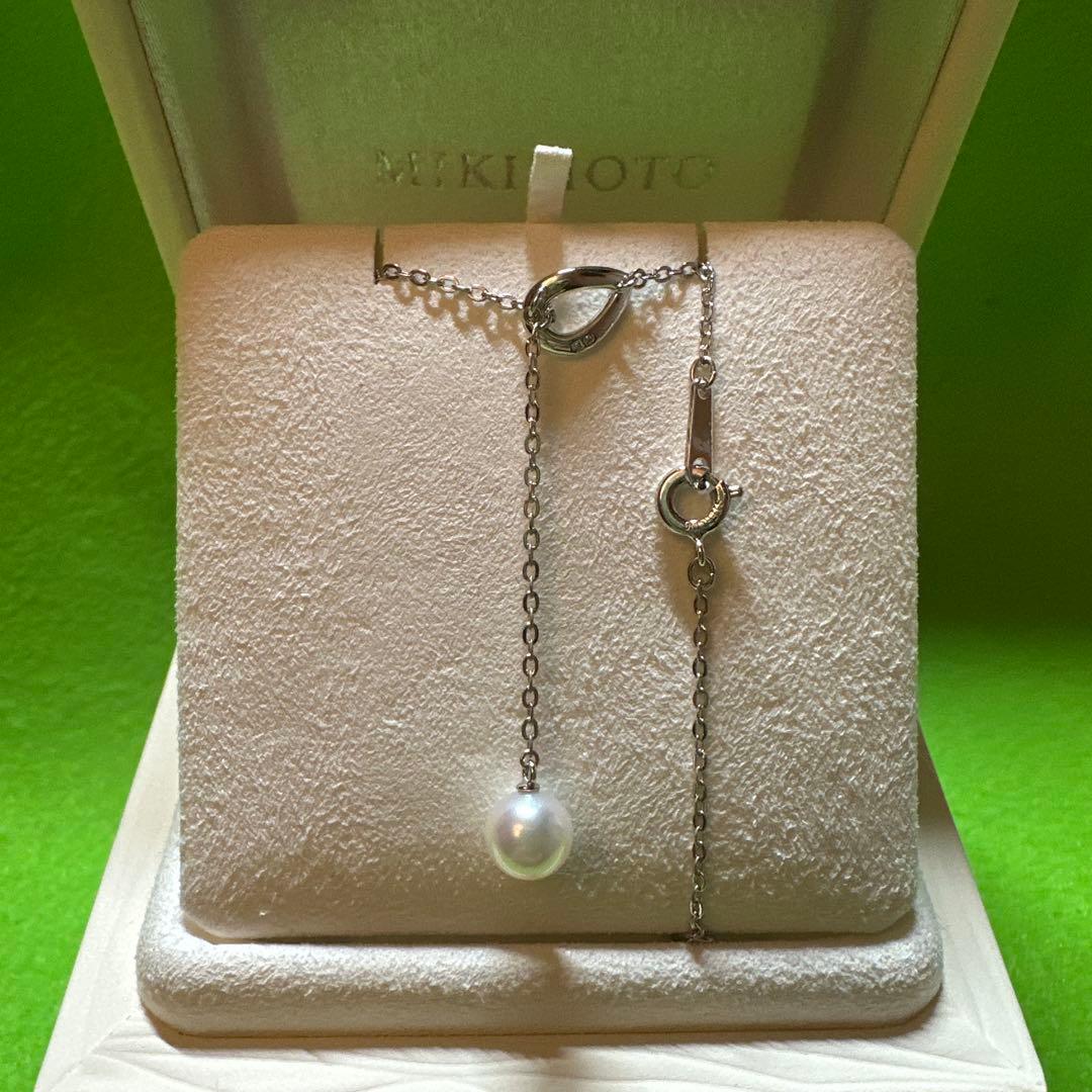 ☆ドラえもんさま、専用☆MIKIMOTO ７m珠パールネックレス☆シルバー☆
