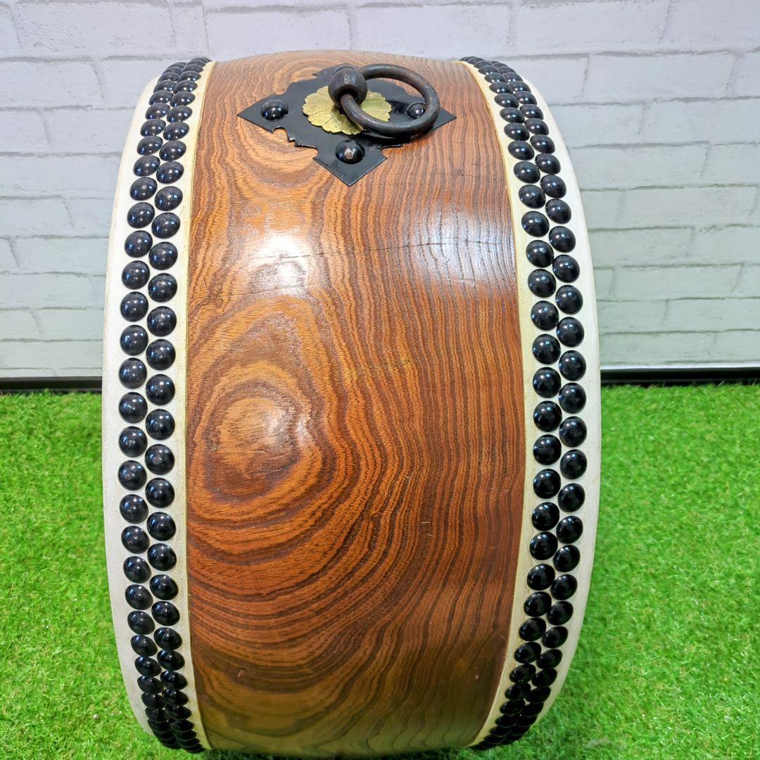 【良品】平太鼓 和太鼓　くり抜き胴　1尺7寸　特大