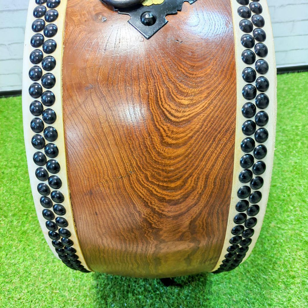 【良品】平太鼓 和太鼓　くり抜き胴　1尺7寸　特大