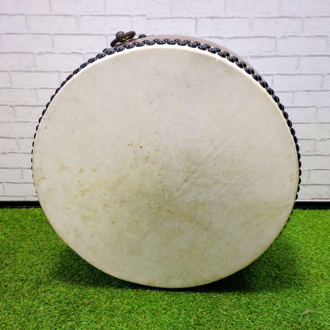 【良品】平太鼓 和太鼓　くり抜き胴　1尺7寸　特大