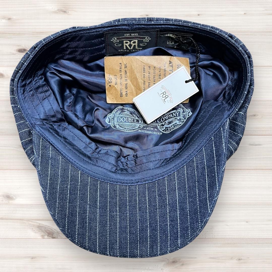 RRL キャスケット インディゴ ドットストライプ