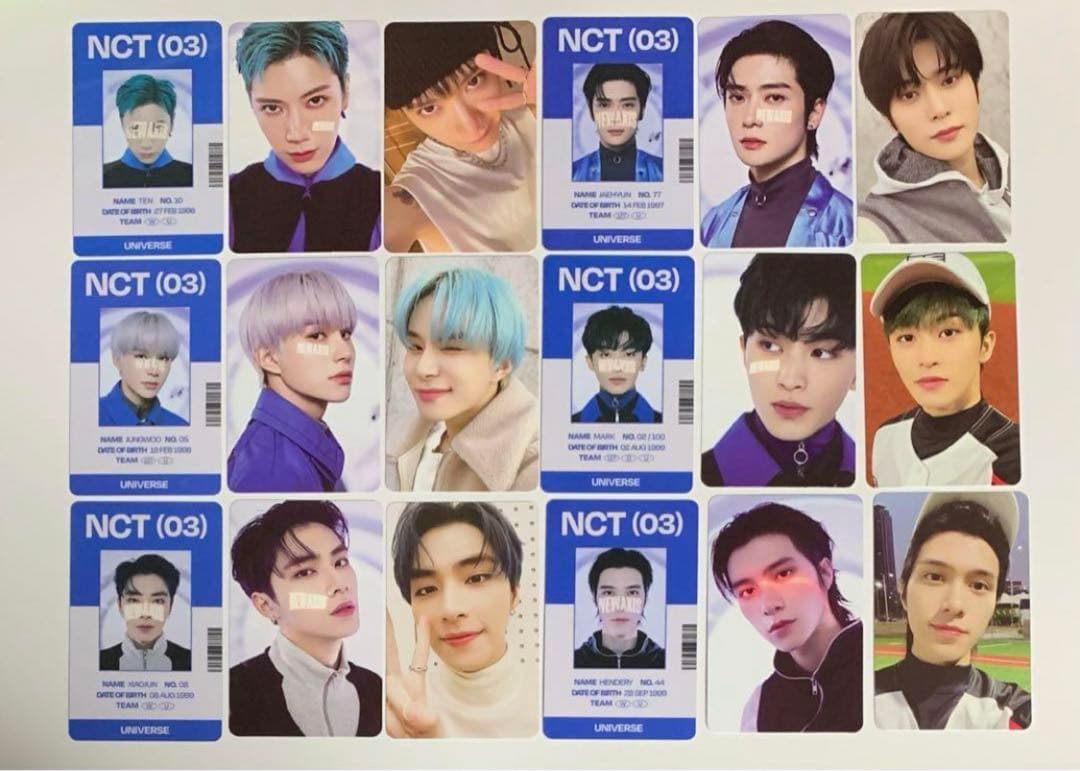 nct universe md トレカ 全メンバー コンプ 21セット