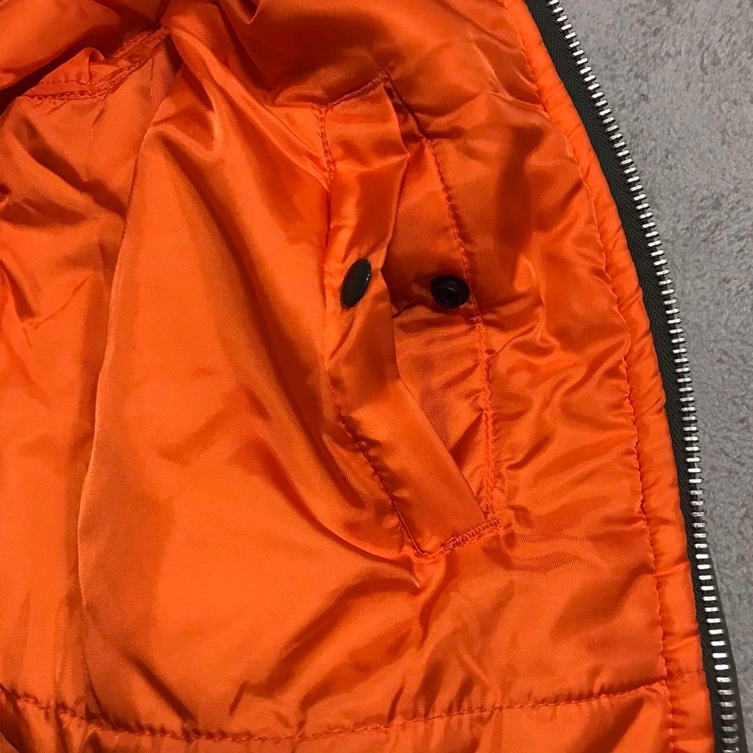 90s ALPHA ビンテージフライトジャケット　MA-1 USA製 オリーブ