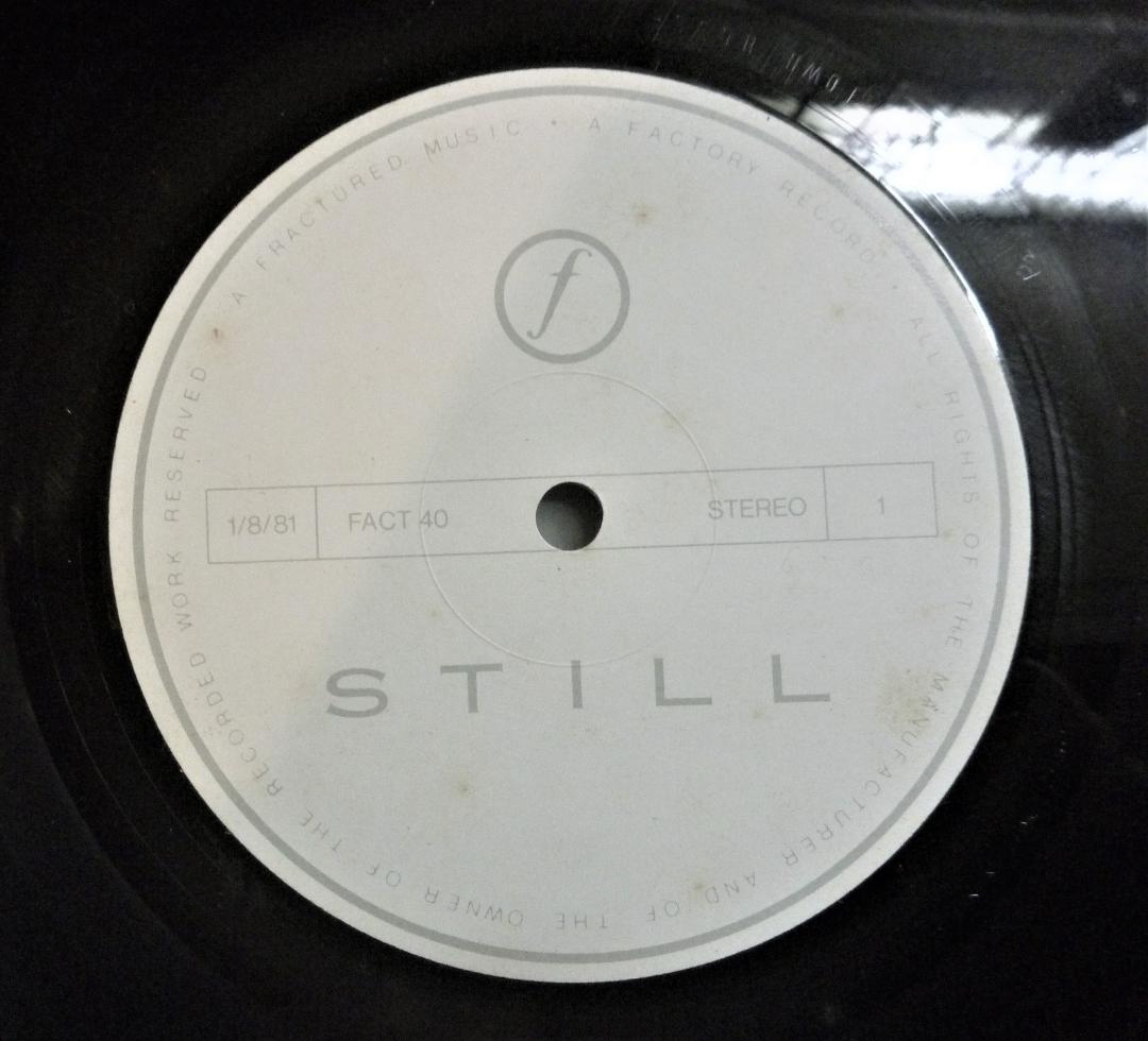 【名盤アナログＬＰ二枚組●81年発売当時物】ジョイ・ディヴィジョン／スティル