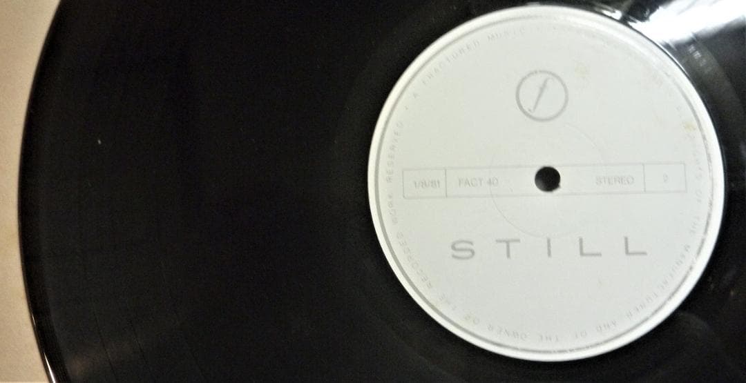 【名盤アナログＬＰ二枚組●81年発売当時物】ジョイ・ディヴィジョン／スティル
