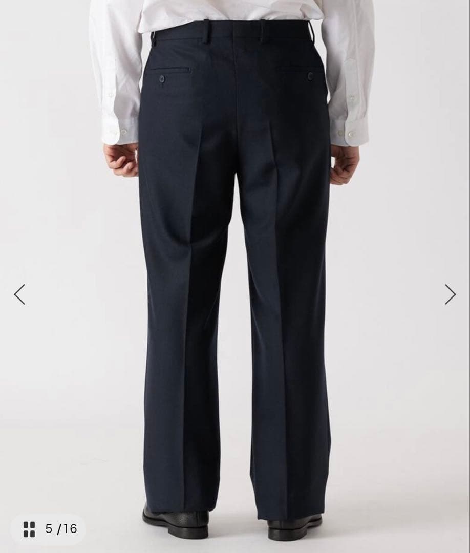 ベルナール ザンス別注 BELLECHASSE SOLID ネイビー 36