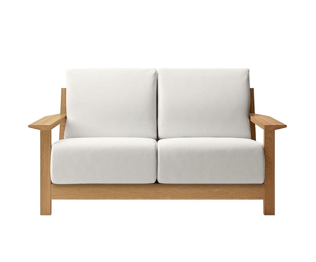 【送料込】無印良品　ウレタンポケットコイル２シーター