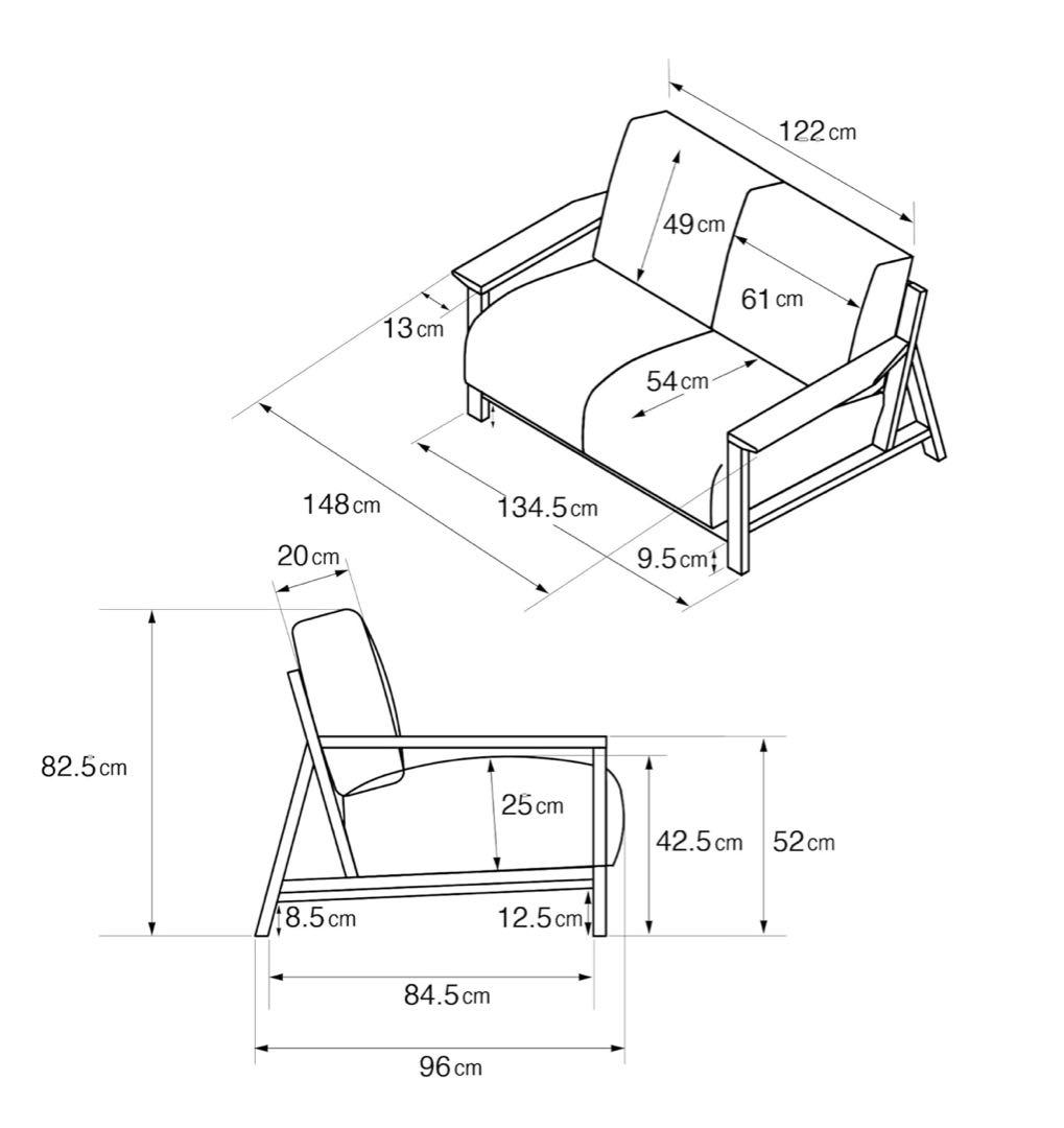 【送料込】無印良品　ウレタンポケットコイル２シーター