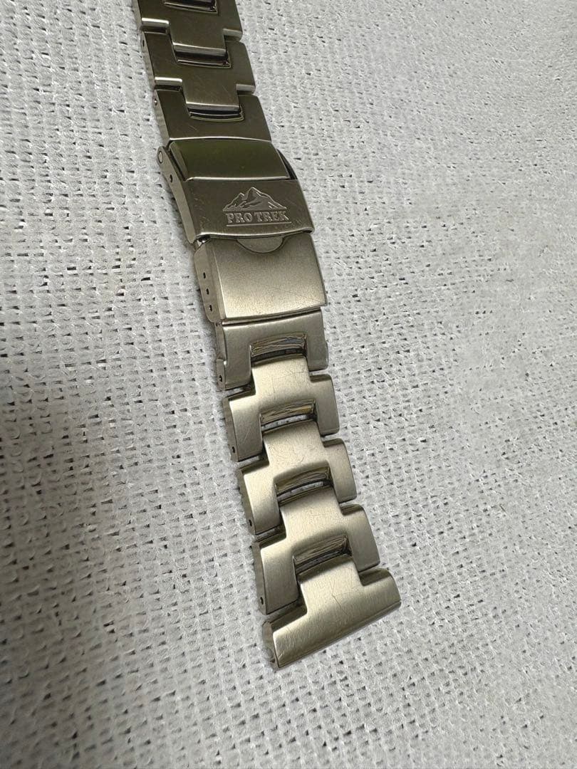 カシオ　プロトレック　チタンベルト