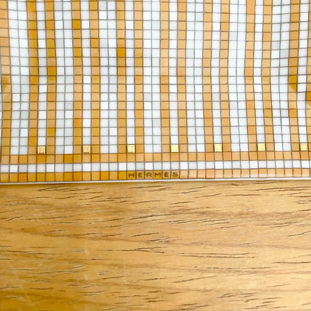 ◎ HERMES モザイク 11cm プチカレ スクエアプレート No.2