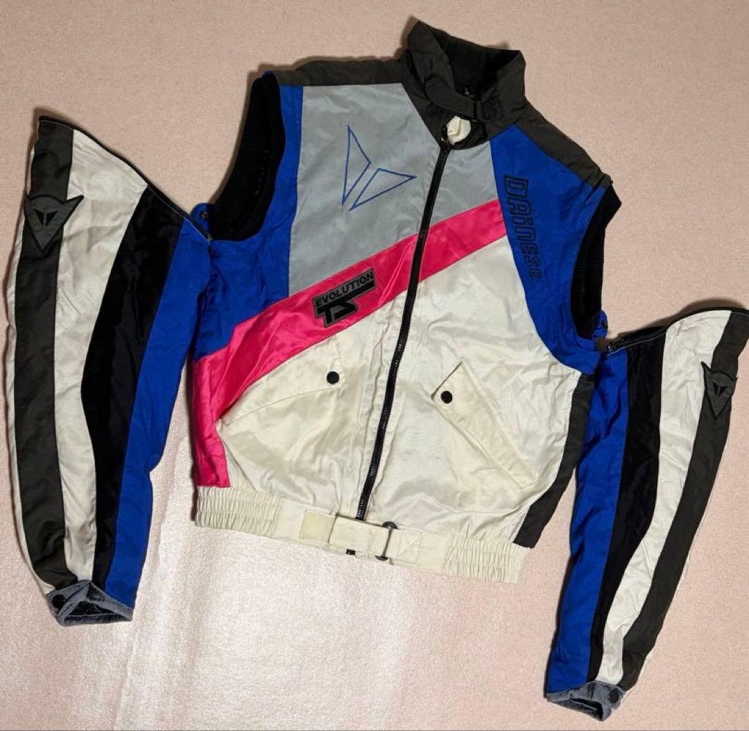 90s DAINESE ダイネーゼ 2way ライディングジャケット ベスト可