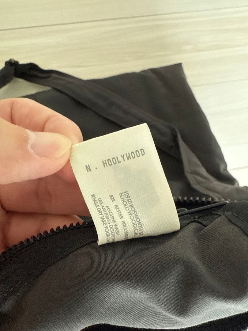 nハリウッド ポーター ヘルメットバッグ チャコールグレー