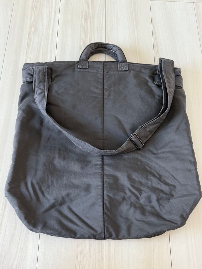 nハリウッド ポーター ヘルメットバッグ チャコールグレー