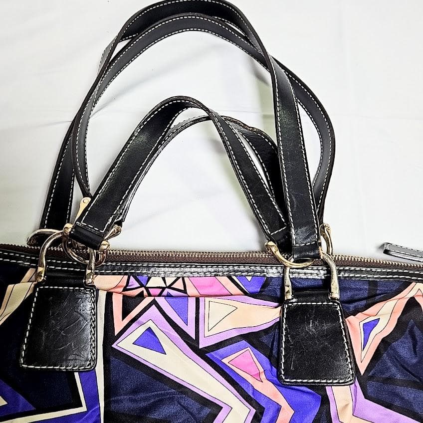 エミリオプッチ☆美品☆ 2way マルチカラー トートバッグ ショルダーバッグ