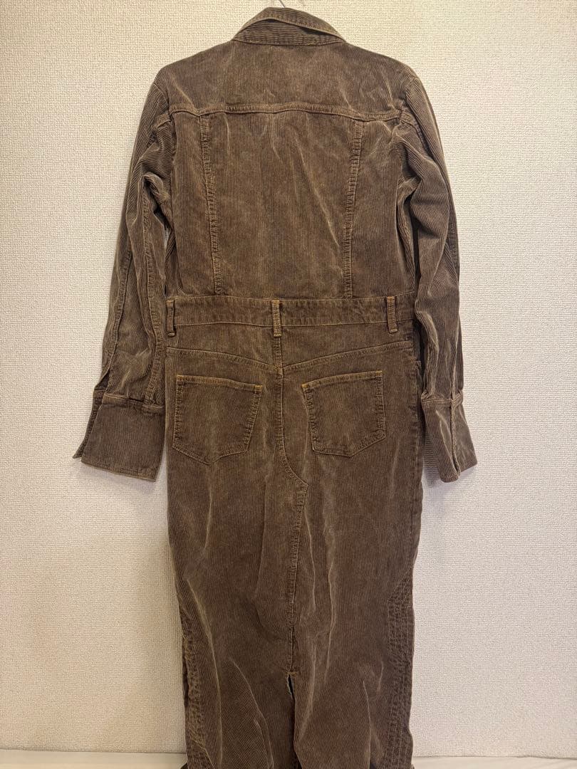 y.o　AMERI I LINE CORDUROY SHIRT DRESS