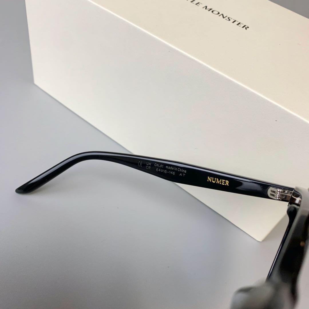 GENTLE MONSTER サングラス ブラック/ブルー NUMER