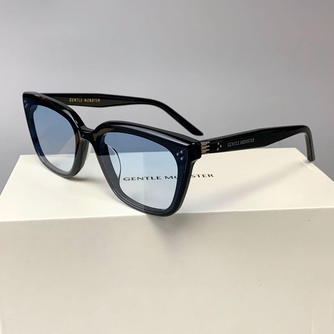GENTLE MONSTER サングラス ブラック/ブルー NUMER
