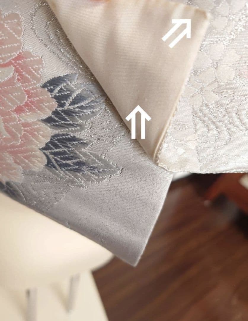 正絹　二部式　作り帯　ハーフ成人式　十三詣り　振袖　成人式　 一点物