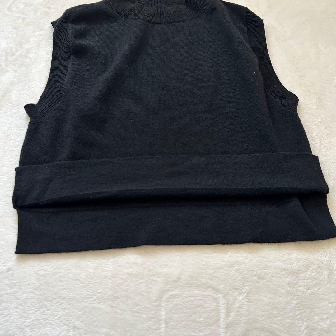 【美品】　2023AW マーガレットハウエル　ウールカシミヤ　ニットベスト