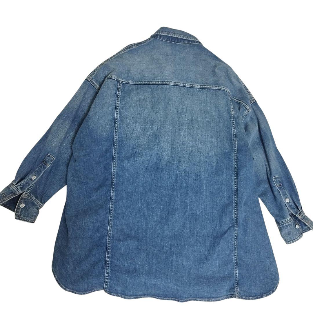 Healthy DENIM Almond ビッグシルエット デニムシャツ