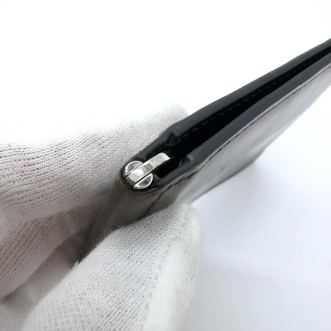 ◇ベルルッティ◇レザー/フィギュアスクリット/マネークリップ/二つ折り財布