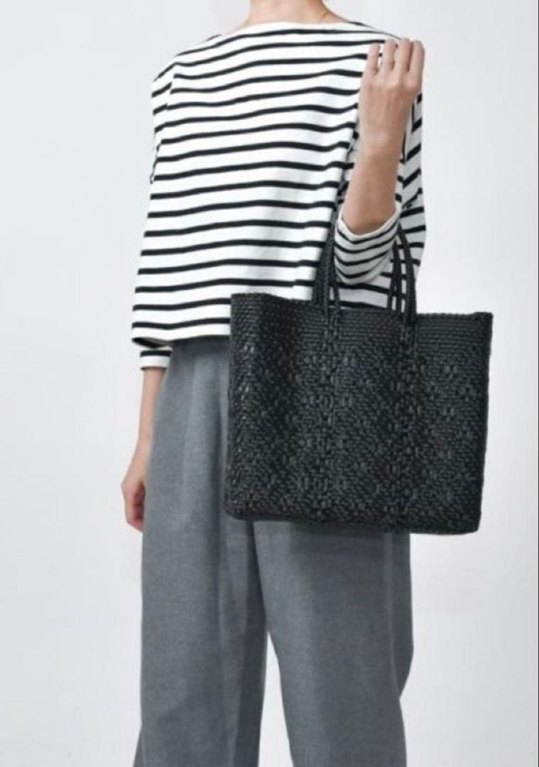 【新品未使用】レトラ　メルカドバッグ ブラック　S