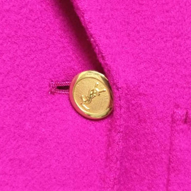 tanakas08228様✨イヴ・サンローラン ジャケットコート ウー　Mサイズ