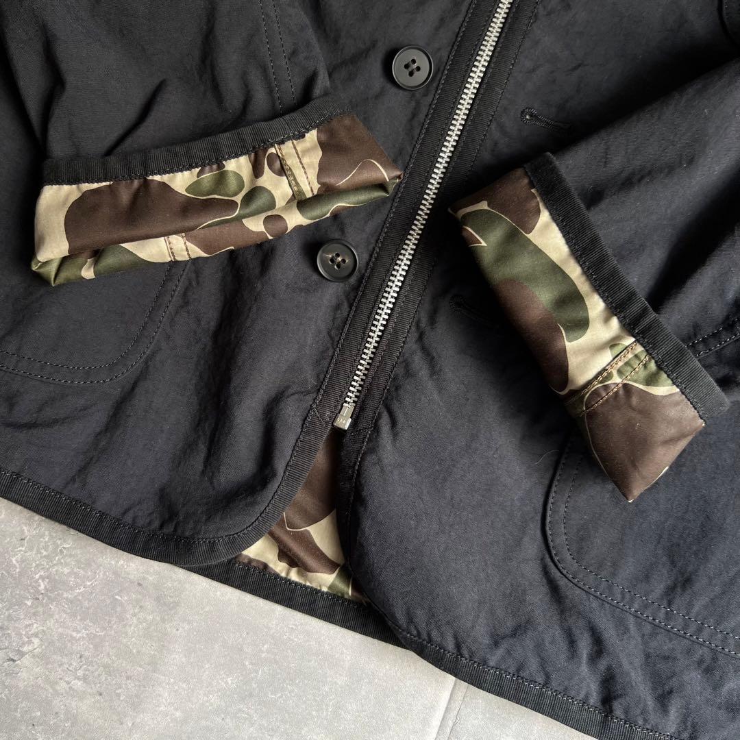 COMME des GARCONS HOMME　ナイロン　ノーカラージャケット