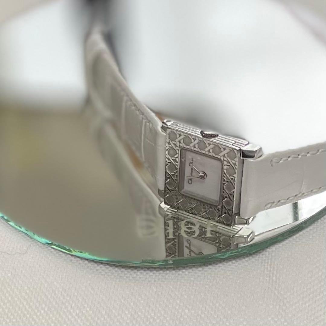 ベルト新品●ディオール ラ・パリジェンヌ 時計 シルバー　レディース