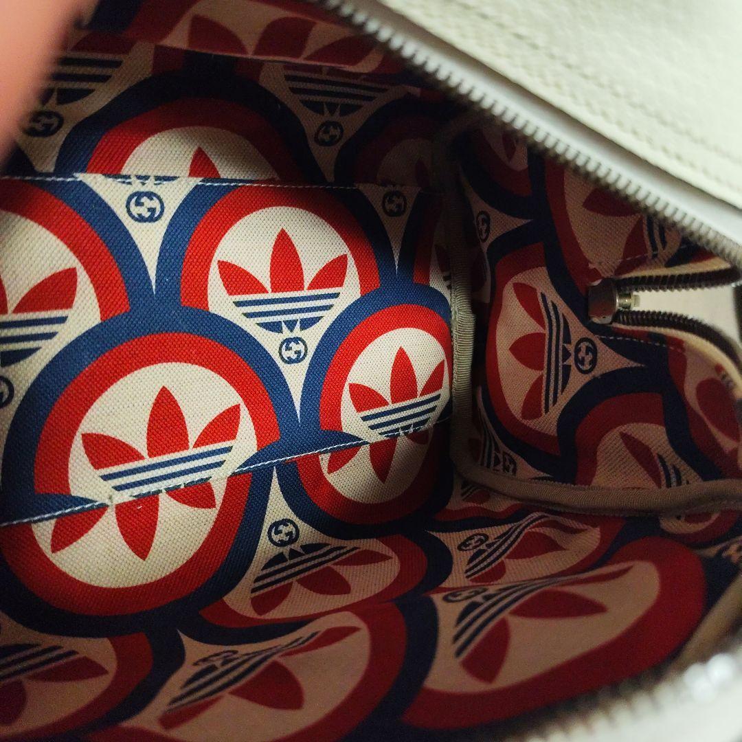 GUCCI adidas ロゴ ハンドバッグ