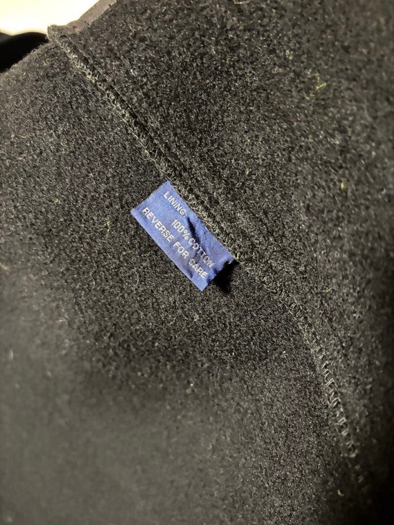 90s ralph lauren USA製 ダッフルコート black