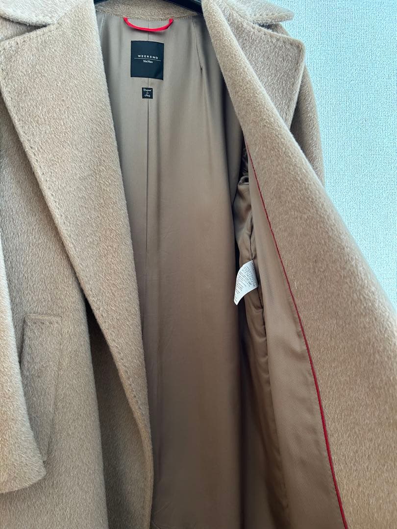 期間限定値下げ！美品！！WEEKEND MaxMara ベージュロングコート