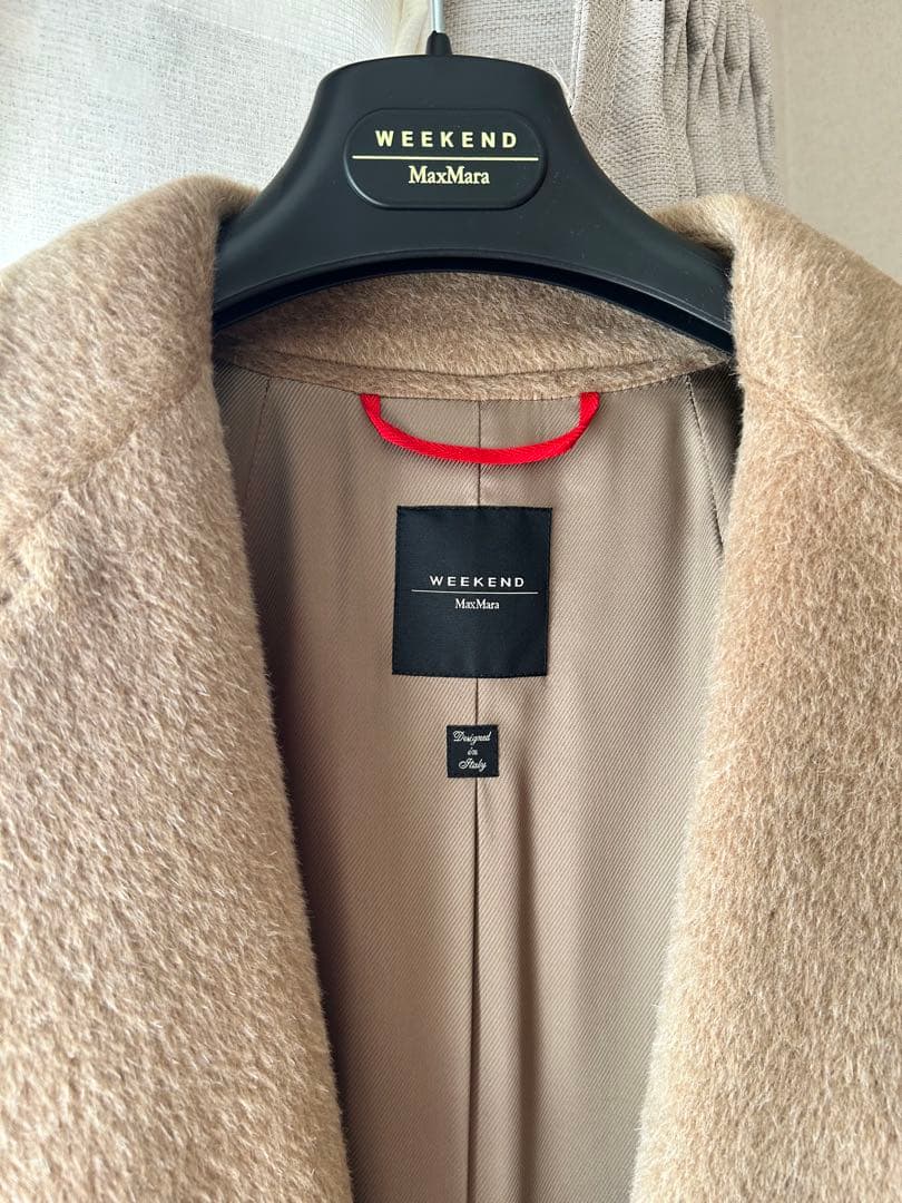 期間限定値下げ！美品！！WEEKEND MaxMara ベージュロングコート