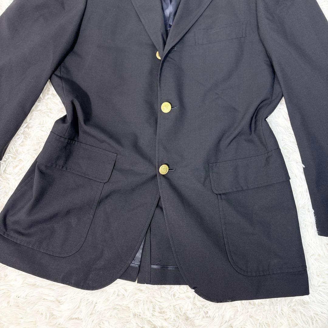 ごろーまるジェイプレス 紺ブレ テーラードジャケット 金ボタン L