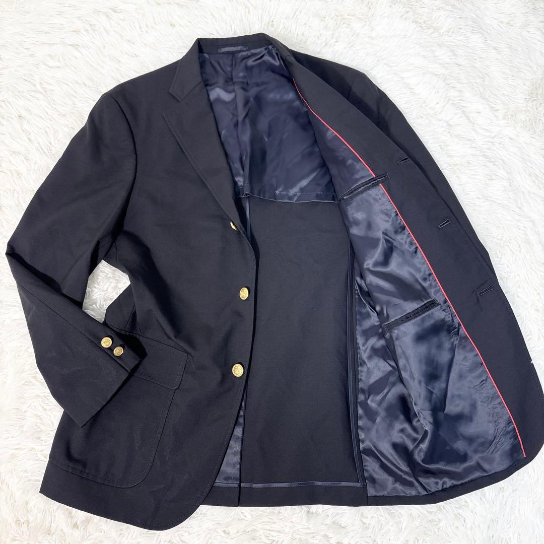 ごろーまるジェイプレス 紺ブレ テーラードジャケット 金ボタン L
