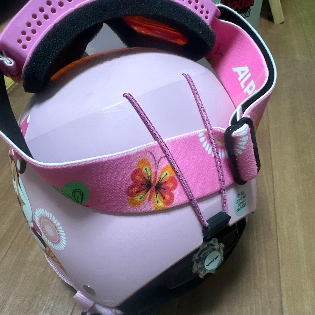 ギッズ　女児　110 ウェアー上下　グローブ　ゴーグル　ヘルメット　セット