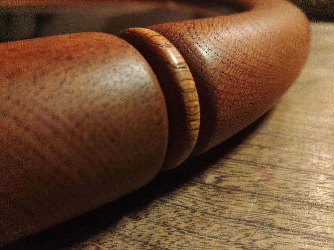 希少　美品　ウォールミラー　オーバルミラー　無垢　重厚　壁掛け　鏡　ヴィンテージ