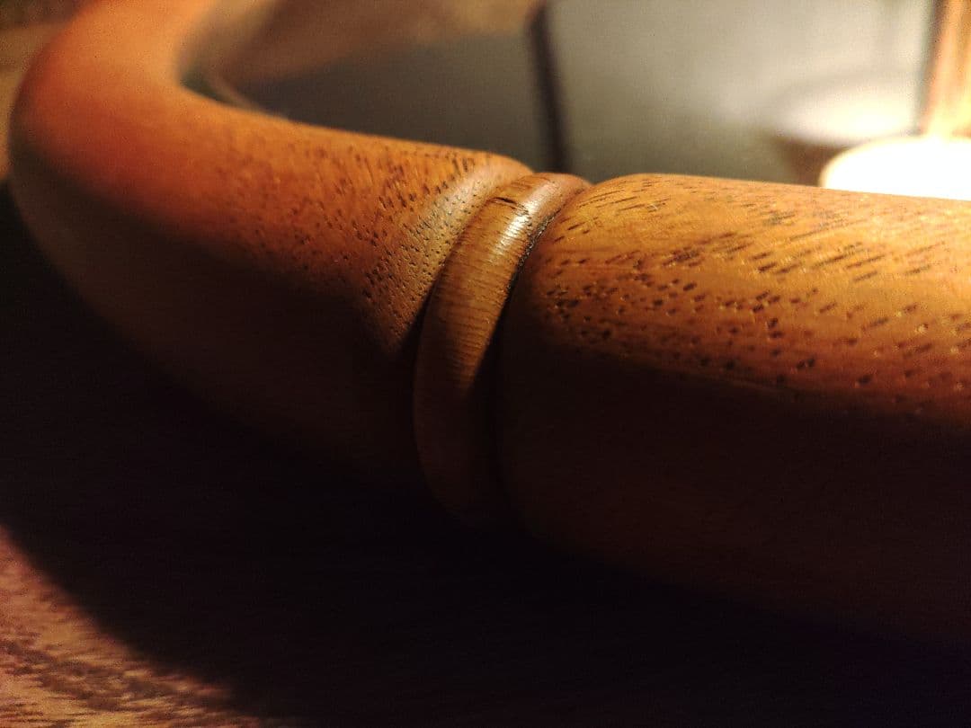 希少　美品　ウォールミラー　オーバルミラー　無垢　重厚　壁掛け　鏡　ヴィンテージ