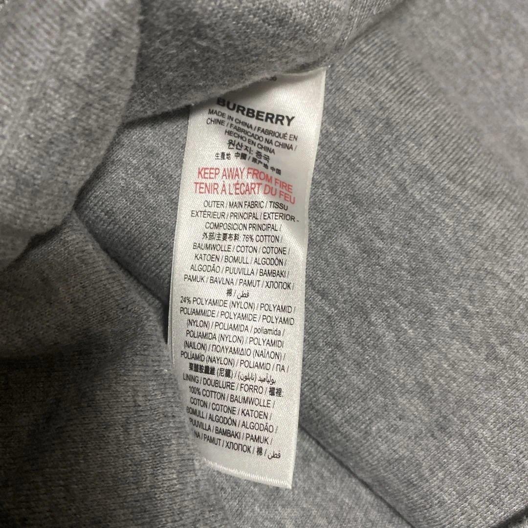 BURBERRY グレー 長袖ワンピース 12Y美品