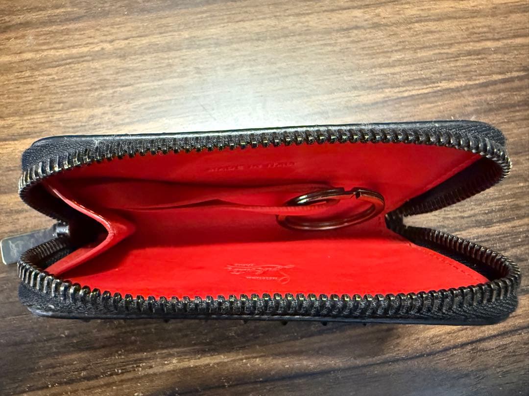 【美品】Christian Louboutin ルブタン　キーケース　黒赤