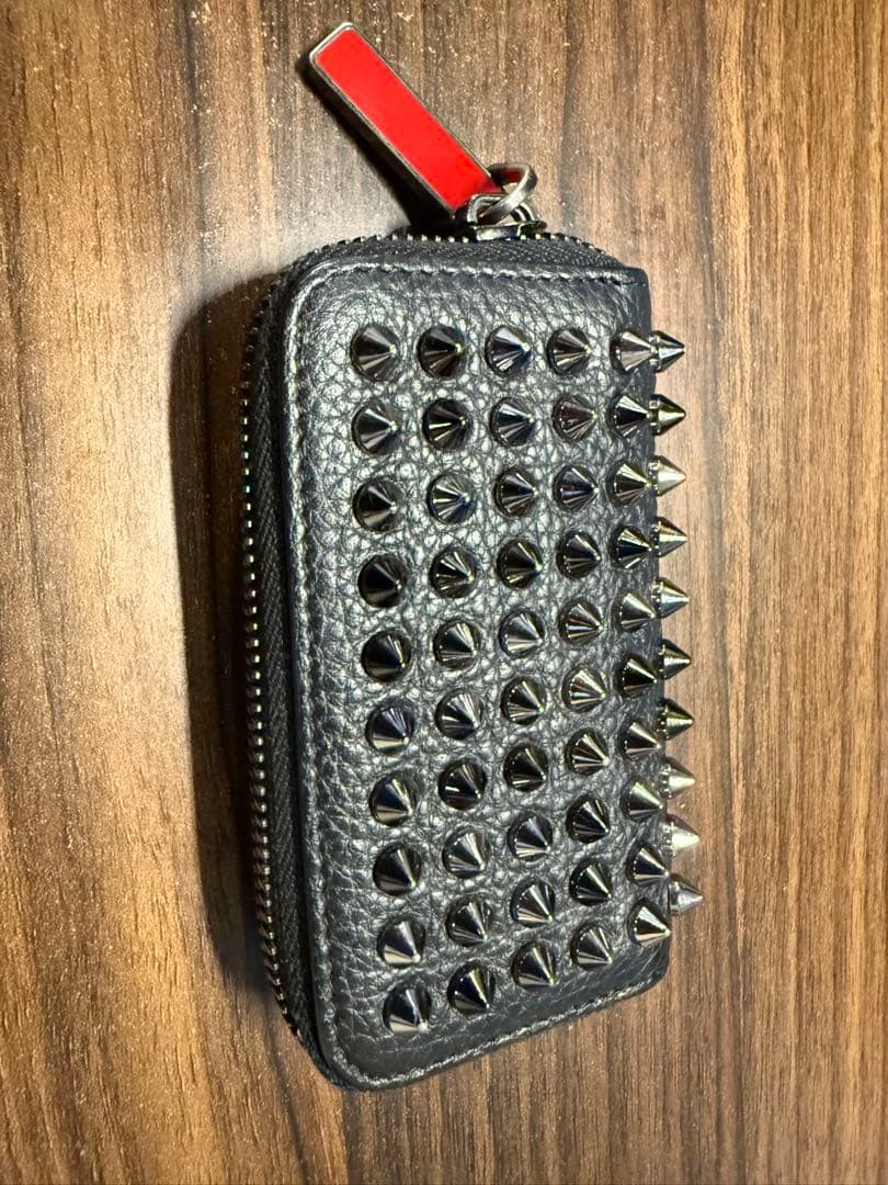【美品】Christian Louboutin ルブタン　キーケース　黒赤