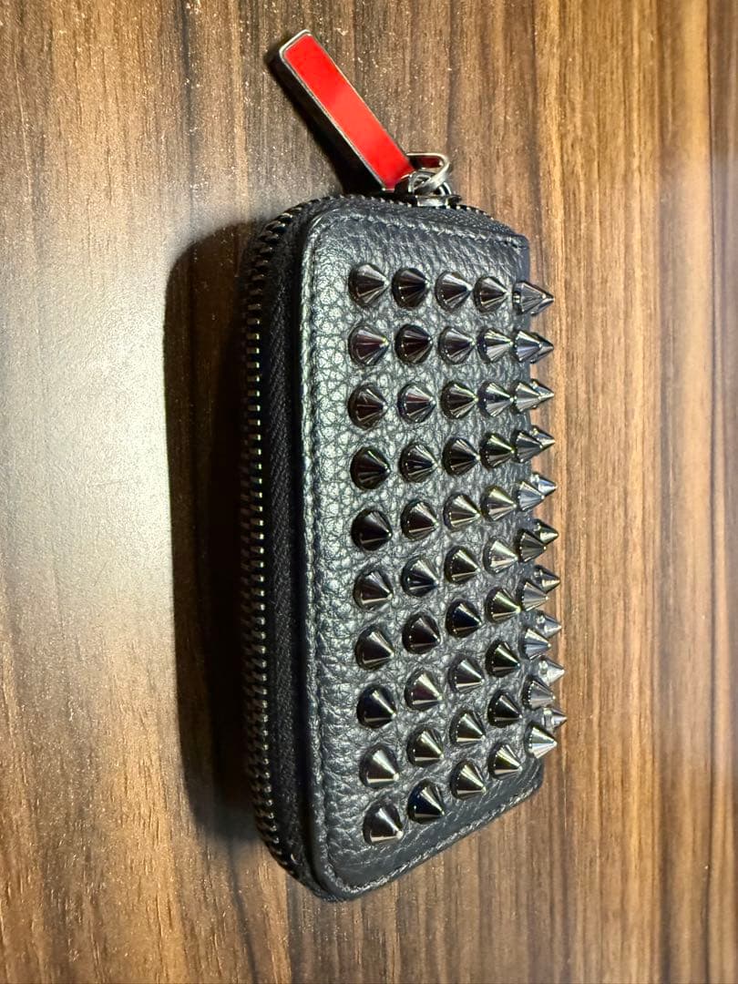 【美品】Christian Louboutin ルブタン　キーケース　黒赤