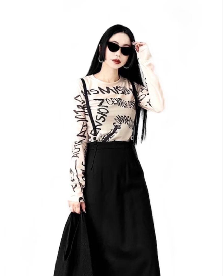 MAISON SPECIAL ドローイングプリントトップ メゾンスペシャル