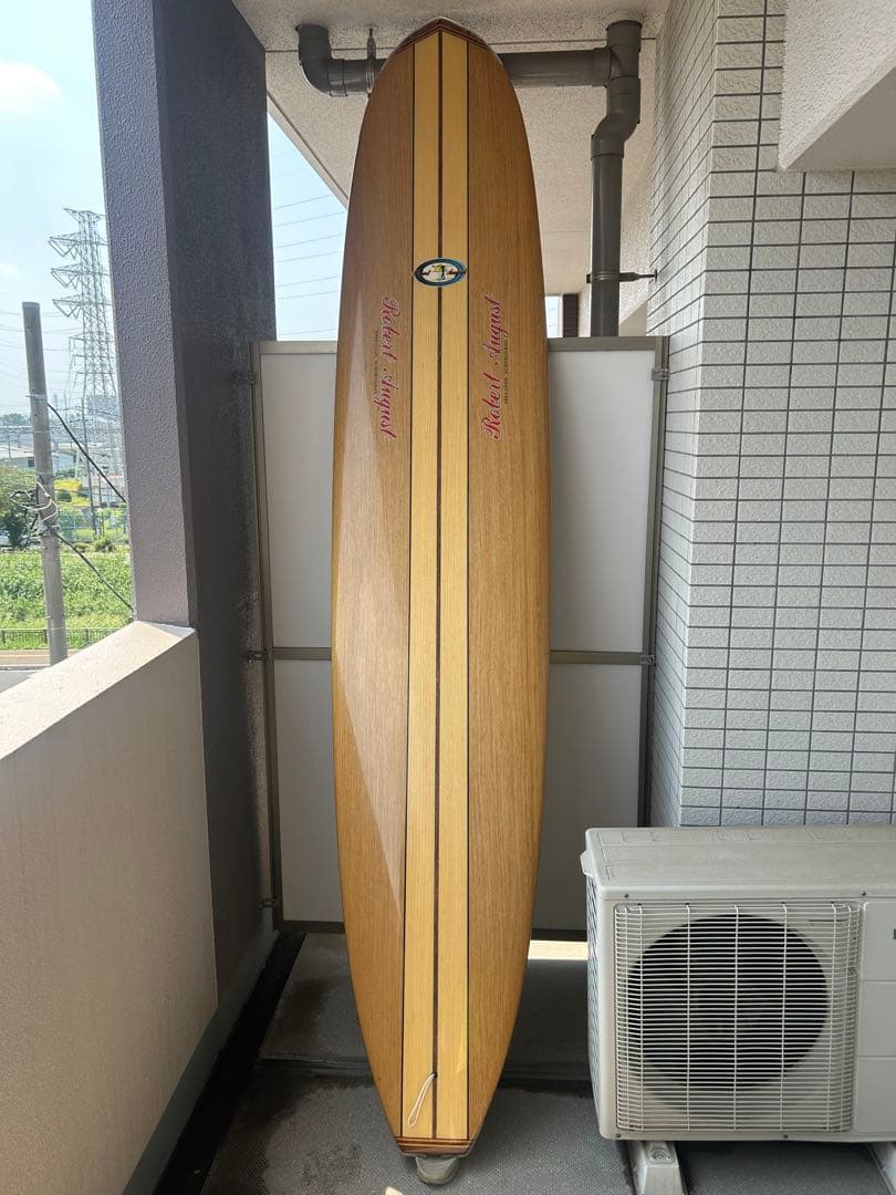 【引取限定】ロバートオーガスト サーフテック ウッド ロングボード 9.6