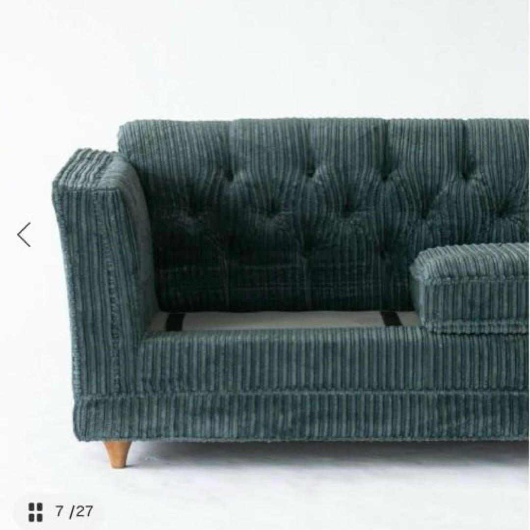 LAKEWOOD SOFA 3P BLUE GRAY アクメファニチャー