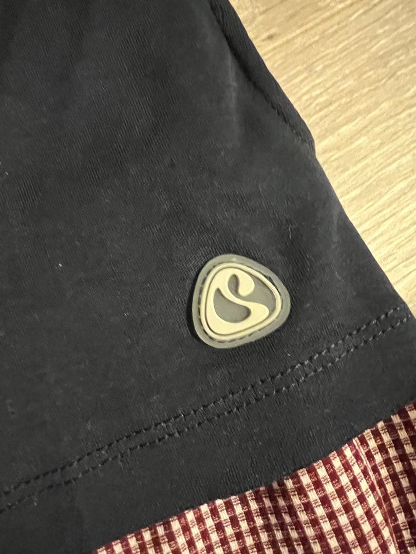 COYSEIO リバーシブルカラー　長袖シャツ ネイビー