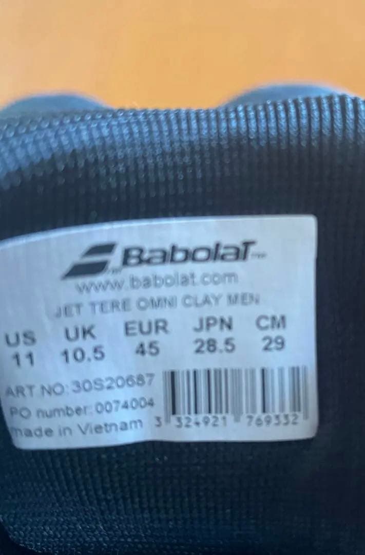 バボラメンズテニスシューズ　28.5cm
